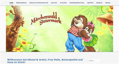 Desktop Screenshot of maerchenwald.at